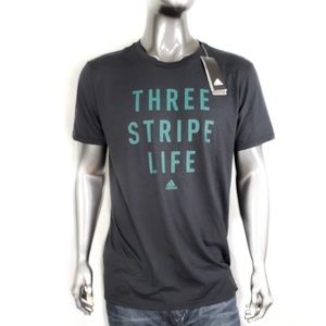 NWT Adidas Three Stripe Life T-shirt